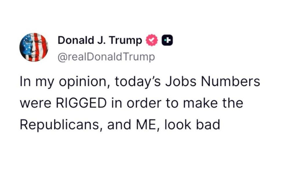 In my opinion, today's Jobs Numbers were RIGGED in order to make the Republicans, and ME, look bad
