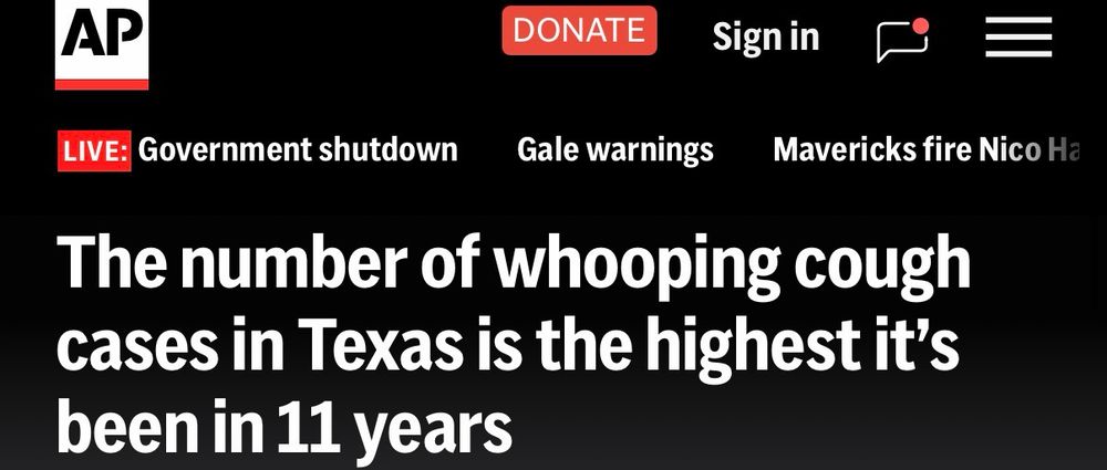 The number of whooping cough cases in Texas is the highest it’s been in 11 years
