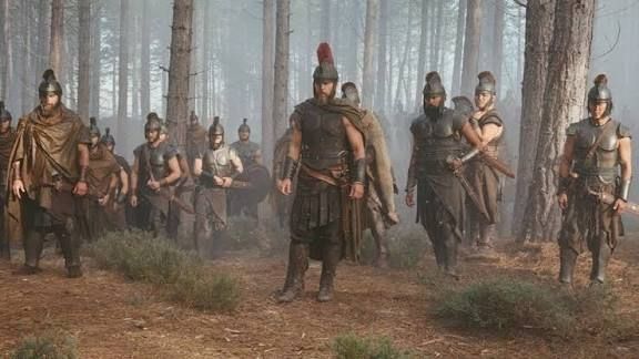 Ulysse et son équipage dans une forêt (?)