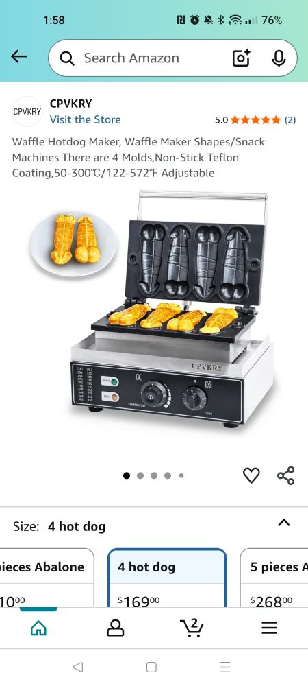 Penis waffle iron