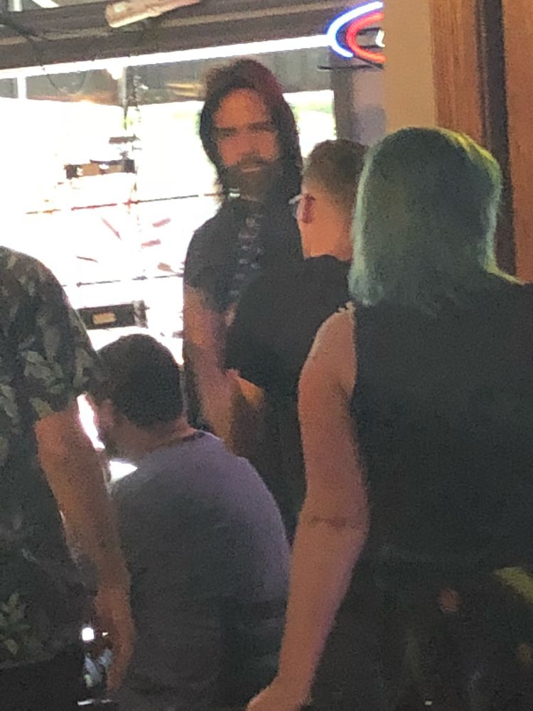 Picture of Billy Mitchell, best known from the King of Kong, at a bar in Indianapolis circa August 2017. The picture is blurry because he was not close to me and I was trying to be sneaky