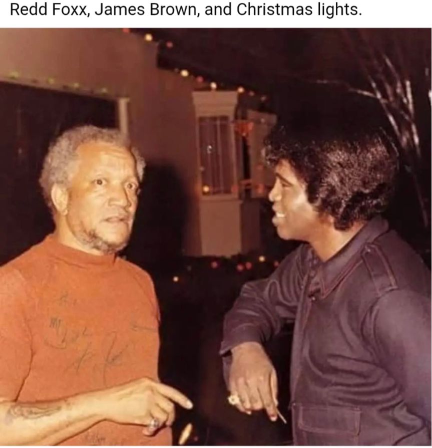 Redd Foxx, James Brown and Christmas Lights