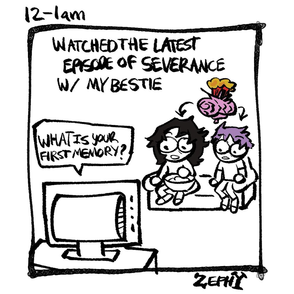 me and my roomates minds are blown away from watching severance 

 #digitaldoodle #digitalartist
