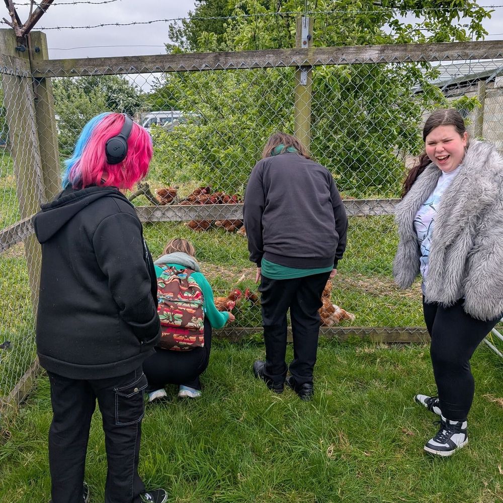 Students visit East Hull Community Farm