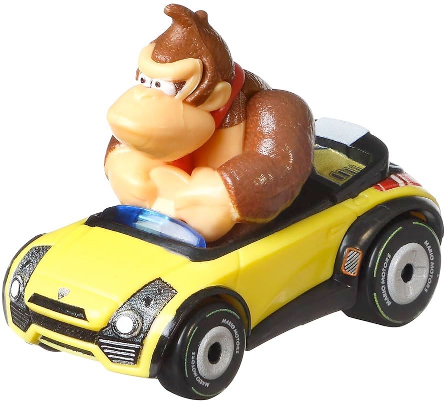 donkey kong in a car 