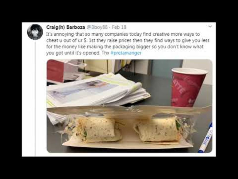 #PretAManger Deceptive Wrap Packaging - #pret