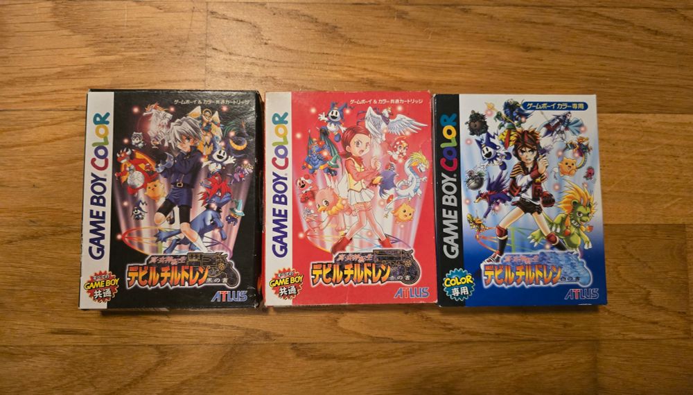 Shin Megami Tensei Devil Children Black Book, Red Book & White Book for Game Boy Color