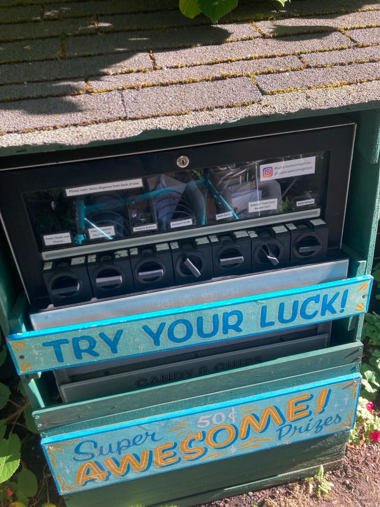 try your luck! super awesome prizes!