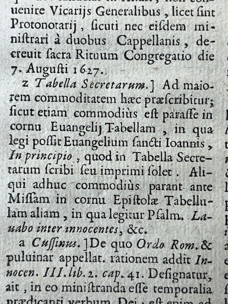 Thesaurus sacrorum rituum, seu commentaria in rubricas missalis et breviarii Romani (1646 Plantin)