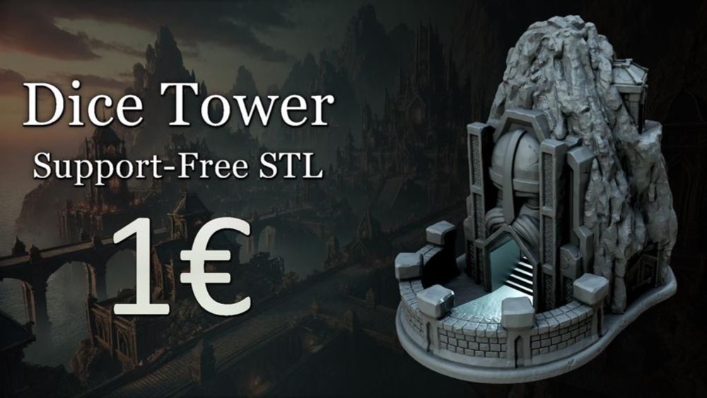 Dwarven Mountain Dice Tower - Pay What You Want Vol.10