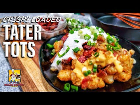Crispy Loaded Tater Tots | Totchos