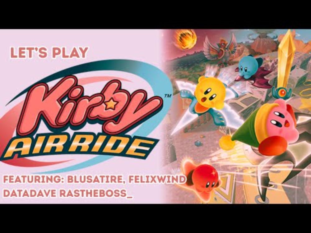 Who is Ready for Kirby Air Riders? Kirby Air Ride With Friends!