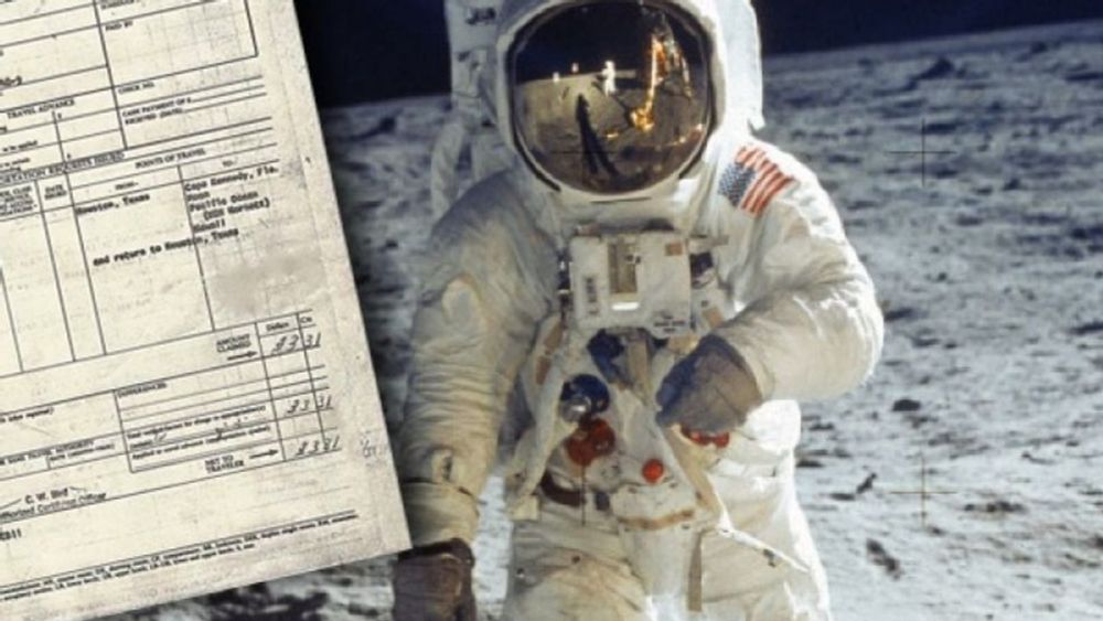 Note de frais : en 1969, la Nasa a remboursé 33 dollars à Buzz Aldrin pour être allé sur la Lune | TF1 INFO