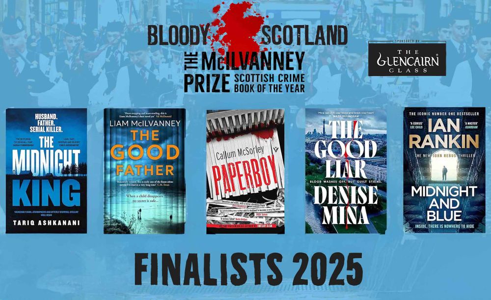 Picture showing the finalists of The McIlvanney Prize 2025 - Tariq Ashkanani. Liam McIlvanney, Callum McSorley, Denise Mina and Ian Rankin