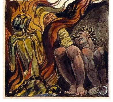 Book of Urizen, Plate 13, William Blake.