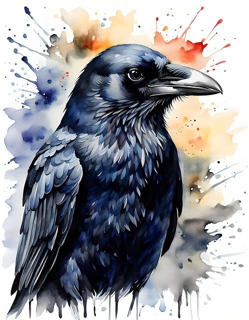 Crow artwork.