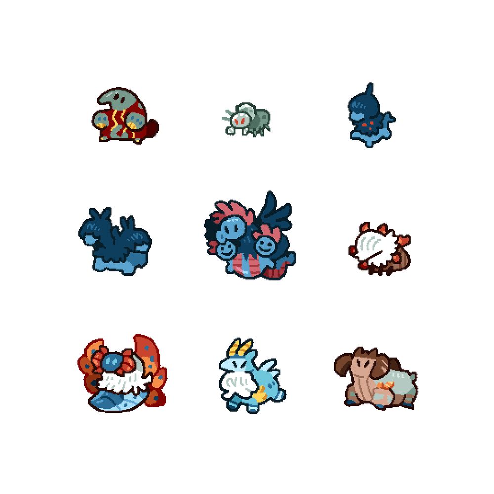 Cute Pokémon drawings.Heatmor, Durant, Deino, Zweilous, Hydreigon, Larvesta, Volcarona, Cobalion, Terrakion.