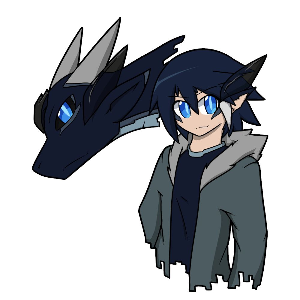 The most obvious difference for the dragon is the removal of the second pair of horns and replacing them with proper ears, turning the extra horns into a glass-like material hat can slide to create a visor.
