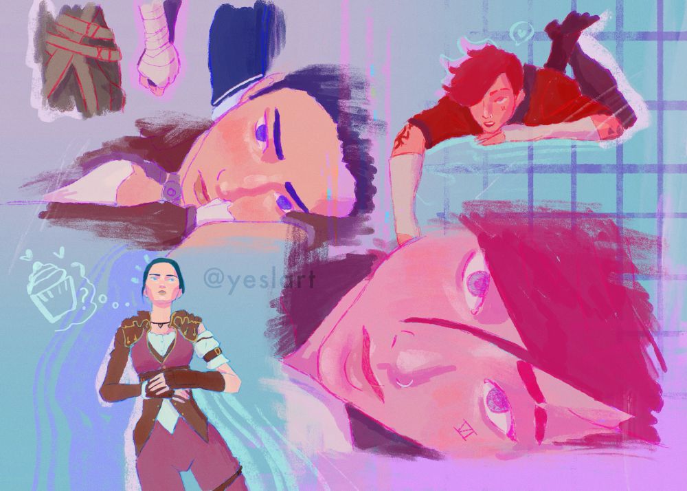 Arcane art, Vi and Caitlyn