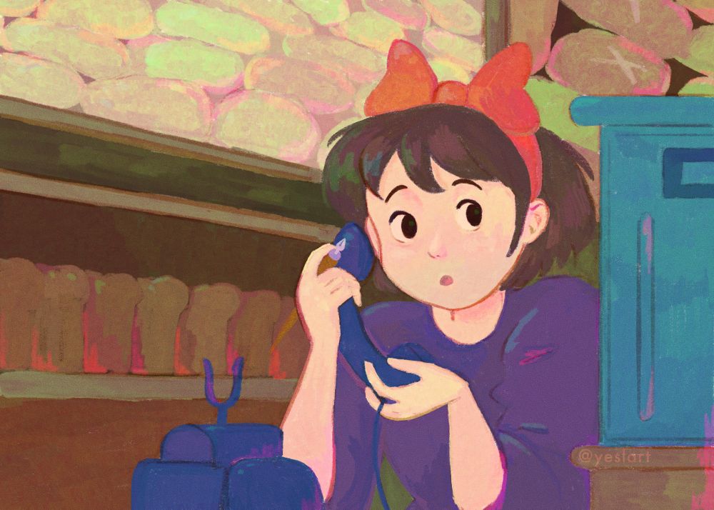 Kiki's delivery service at the bakery