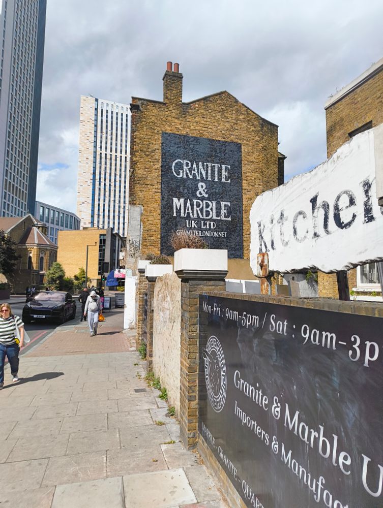 Granite and Marble ghost sign of the future