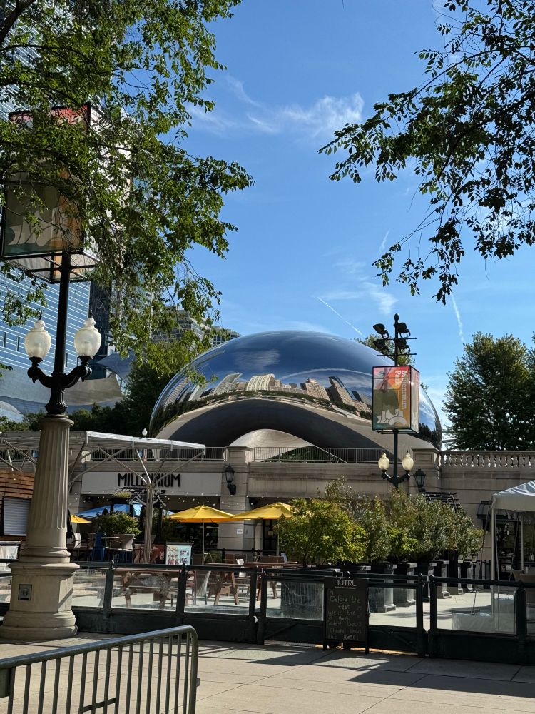 The Bean on a sunny morning