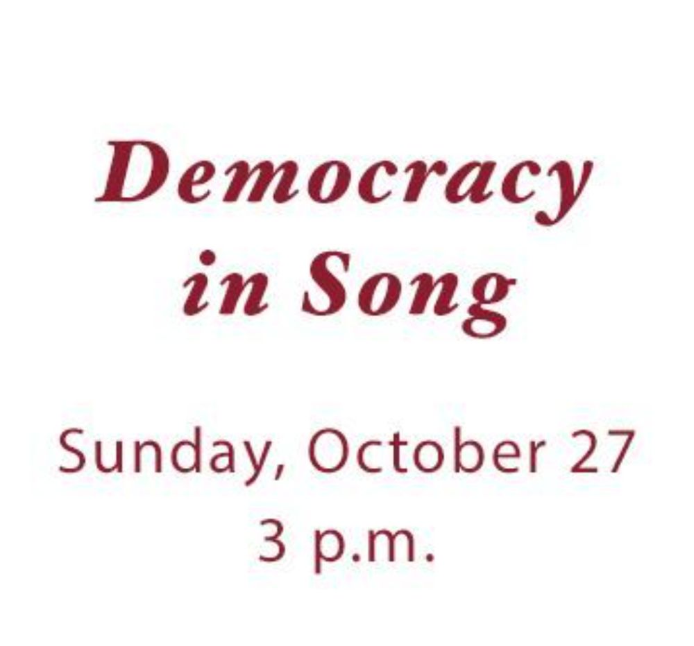 Fall Concert - Democracy in Song-A Choral Conversation