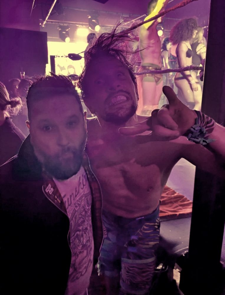 Chuck Mambo and myself at Fist Club last night in Bristol!