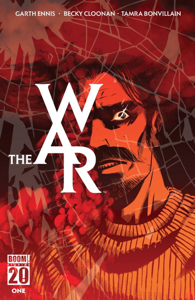 The cover of The War Written by Garth Ennis which is about a group of normal people surviving a nuclear war that destroys London like in the 1984 british TV movie Threads. Please tell me someone else gets it so that I don't have to manplain the joke. Get it manplain, like the comic... nevermind--