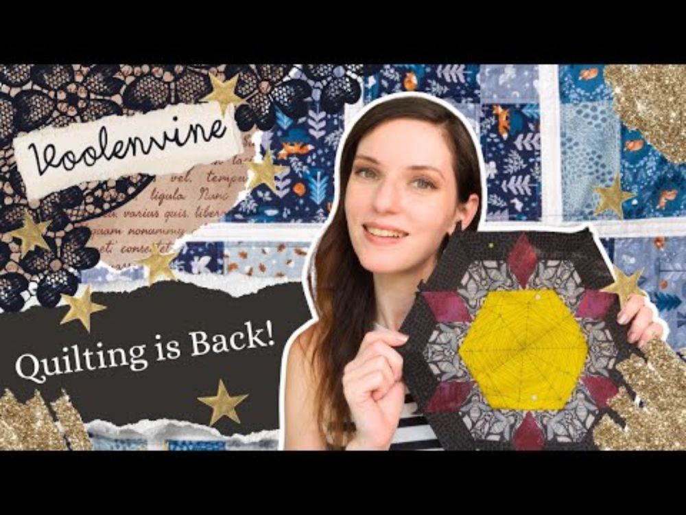 VOOLENVINE: Quilting Is Back! Baby Quilt Gift, Spiderweb EPP & Favorite Quilting Books