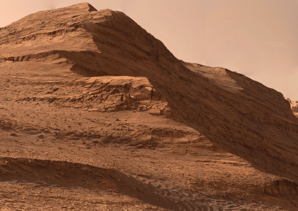 Image sent back by Curiosity Mars rover
