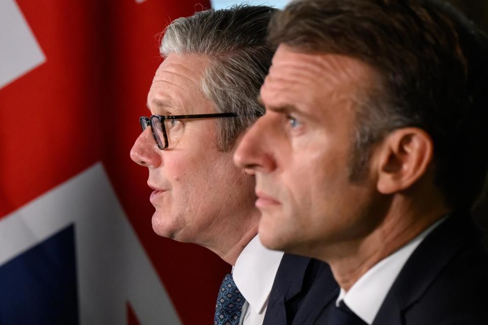 Keir Starmer and Emmanuel Macron