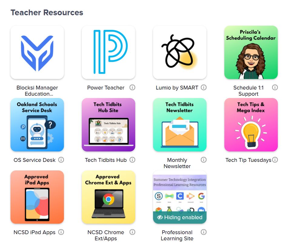 Teacher resources on Clever
