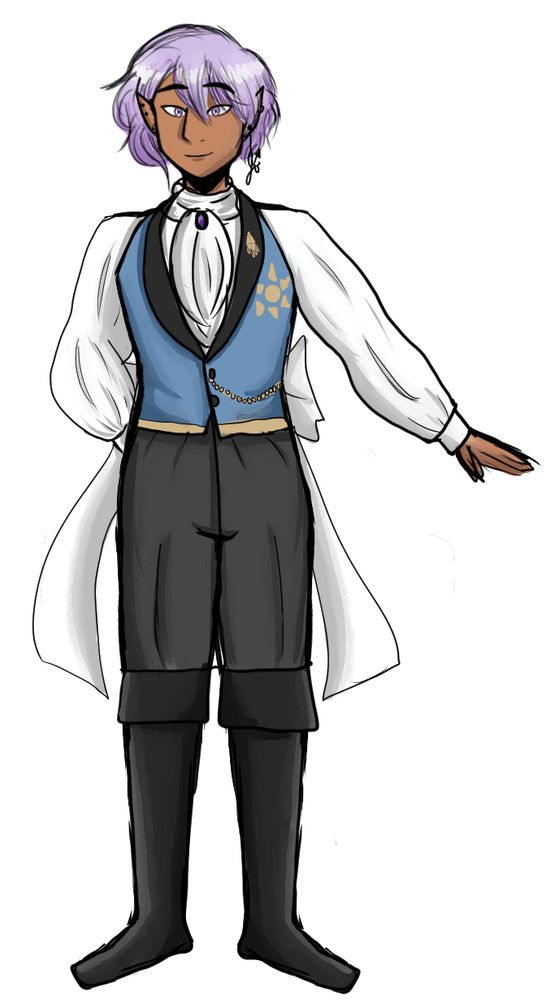 Concept art of my OC, Sidonai