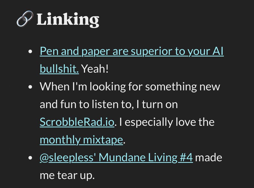 Found a shoutout to ScrobbleRadio in the wild