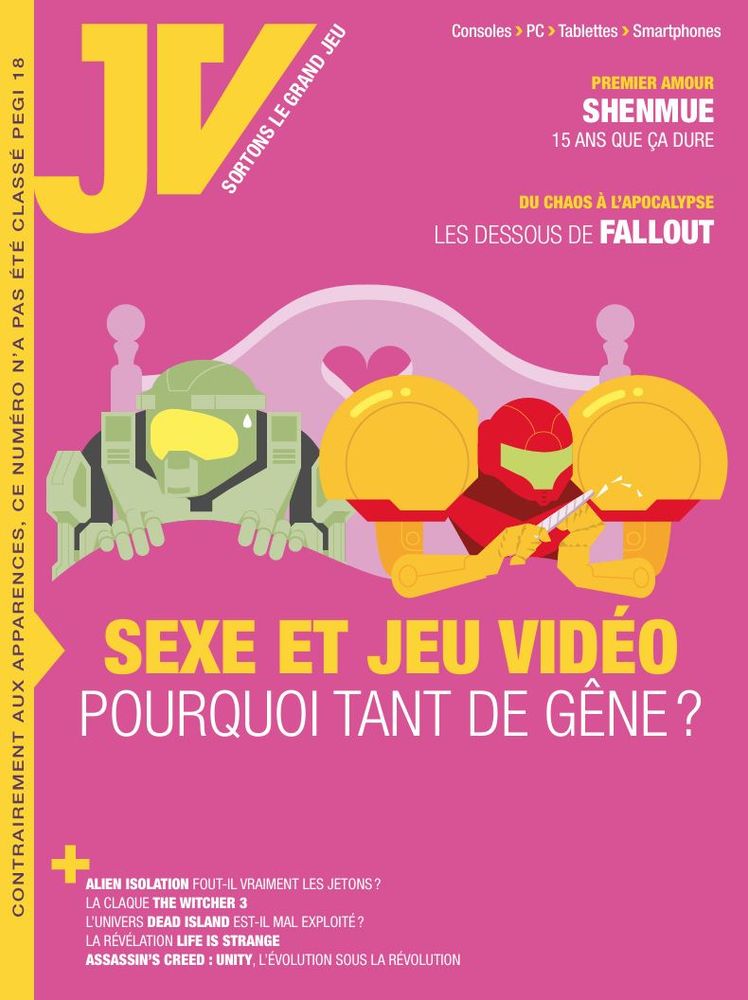 Couverture de JV : "Sexe et jeu vidéo, pourquoi tant de gêne ?"