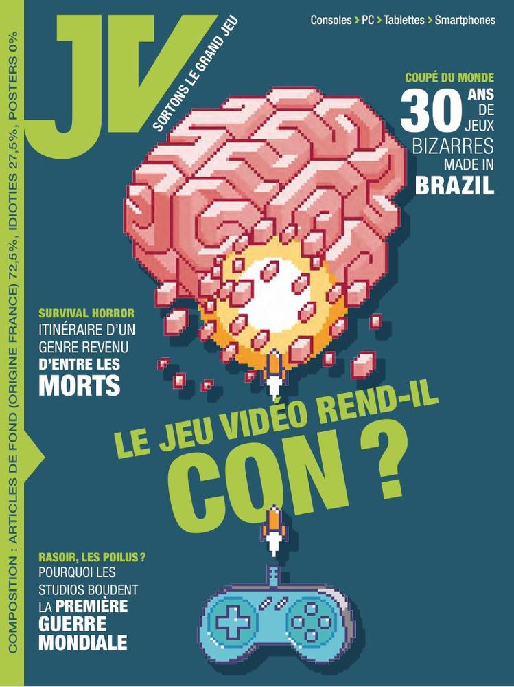 Couverture de JV : "Le jeu vidéo rend-il con ?"