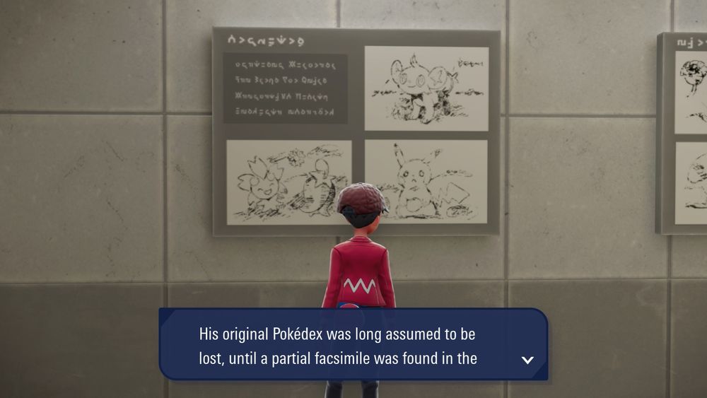 His original Pokédex was long assumed to be lost, until a partial facsimile was found in the