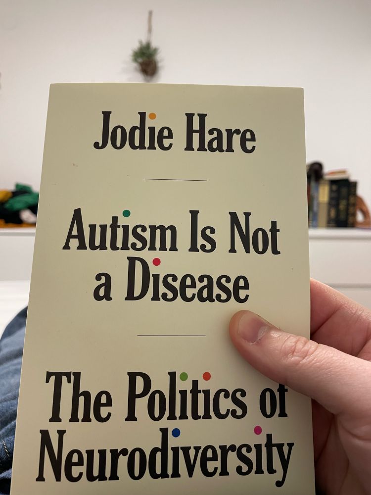 I cannot express how strongly this argument for language use to help neurodivergent people is an effective way forward. And this book - Autism Is Not a Disease: The Politics of Neurodiversity by Jodie Hare (@versobooks.bsky.social) - should be read by everyone to, if nothing else, grant perspective. #disability #autism #booksky
