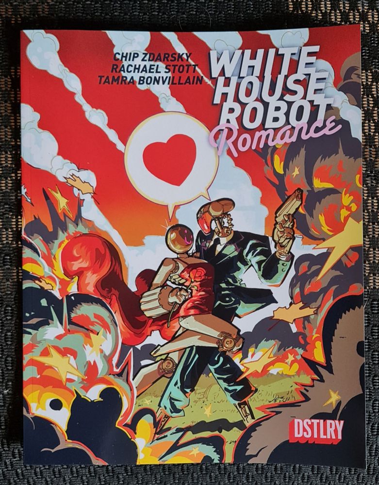 Photo of comic book "White House Robot Romance"