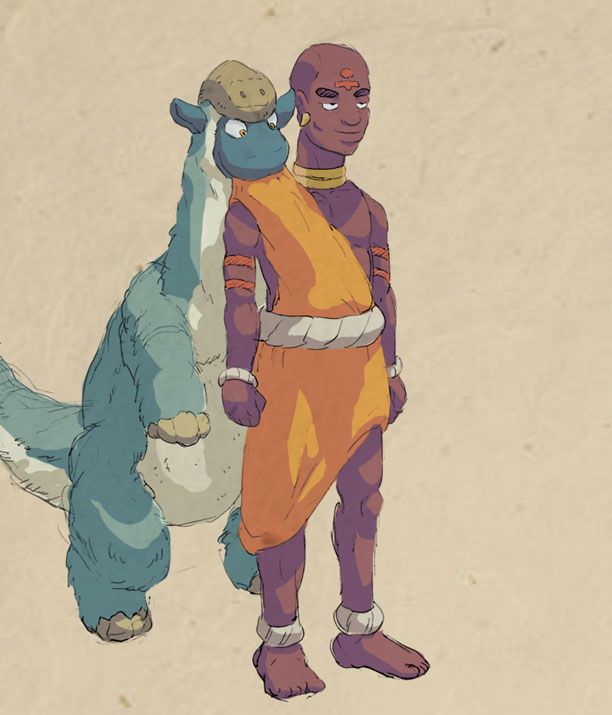 Uyu Monk and Mokdori