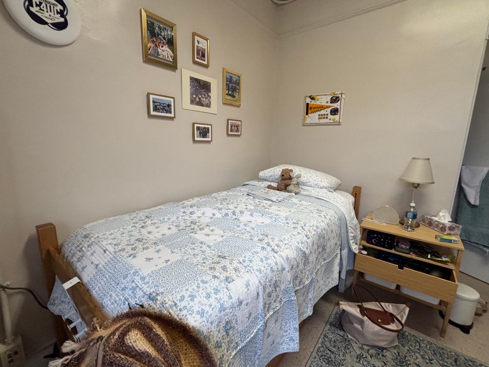 Thanks to Pottery Barn, Wayfair and IKEA, the kid’s dorm room is looking much better!