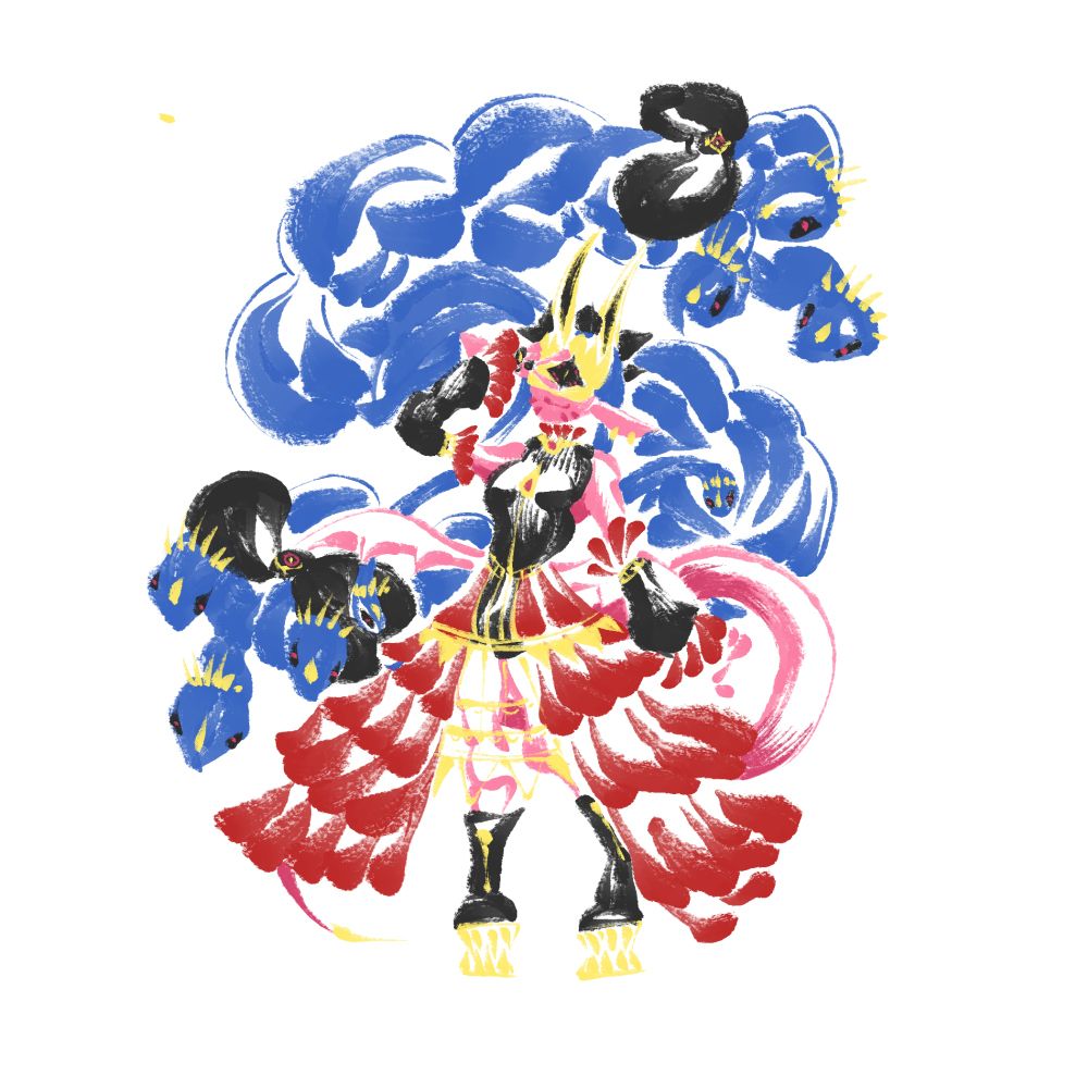Medusamon from digimon 