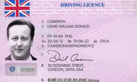 David Cameron’s definitely 100% real unedited driving licence