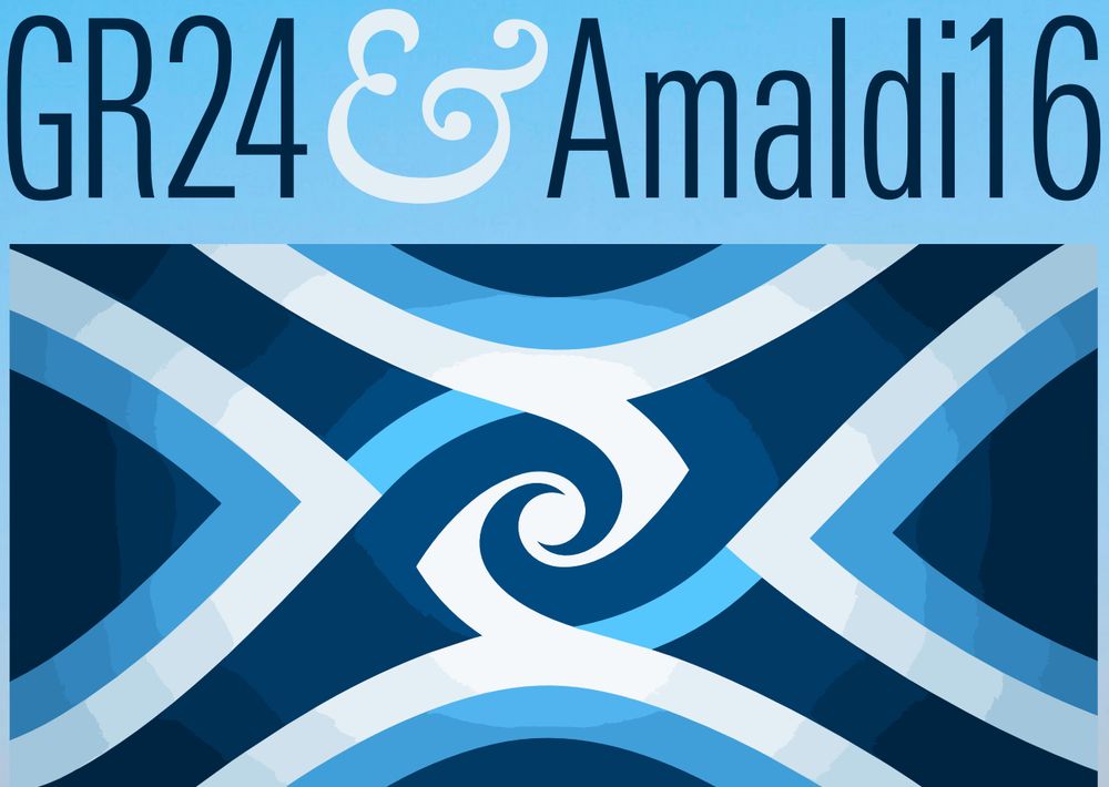 GR & Amaldi logo, a reference to the Scottish flag and an inspiralling binary

Designed by Shai Rilov