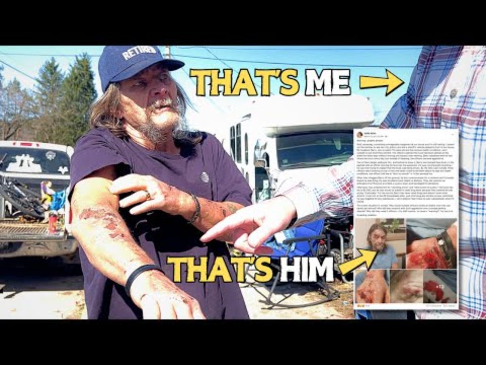 You sent me this viral Facebook Post about what cops did to this elderly veteran, so I showed up