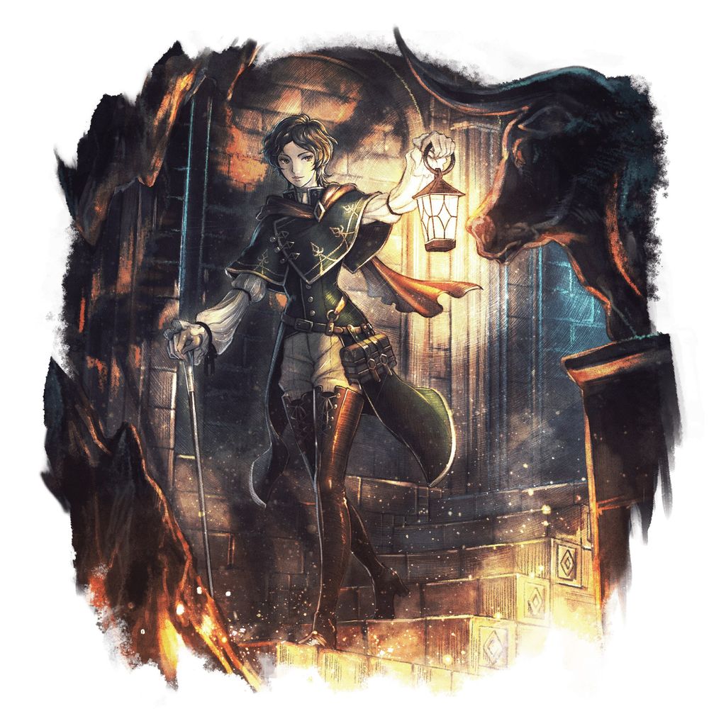 Splash art of Alexia from Octopath Traveler 0.

A scholar who is researching the magic of ancient civilizations. She has recently hit a dead end in her studies, but hopes that following the protagonist will lead her to a breakthrough.