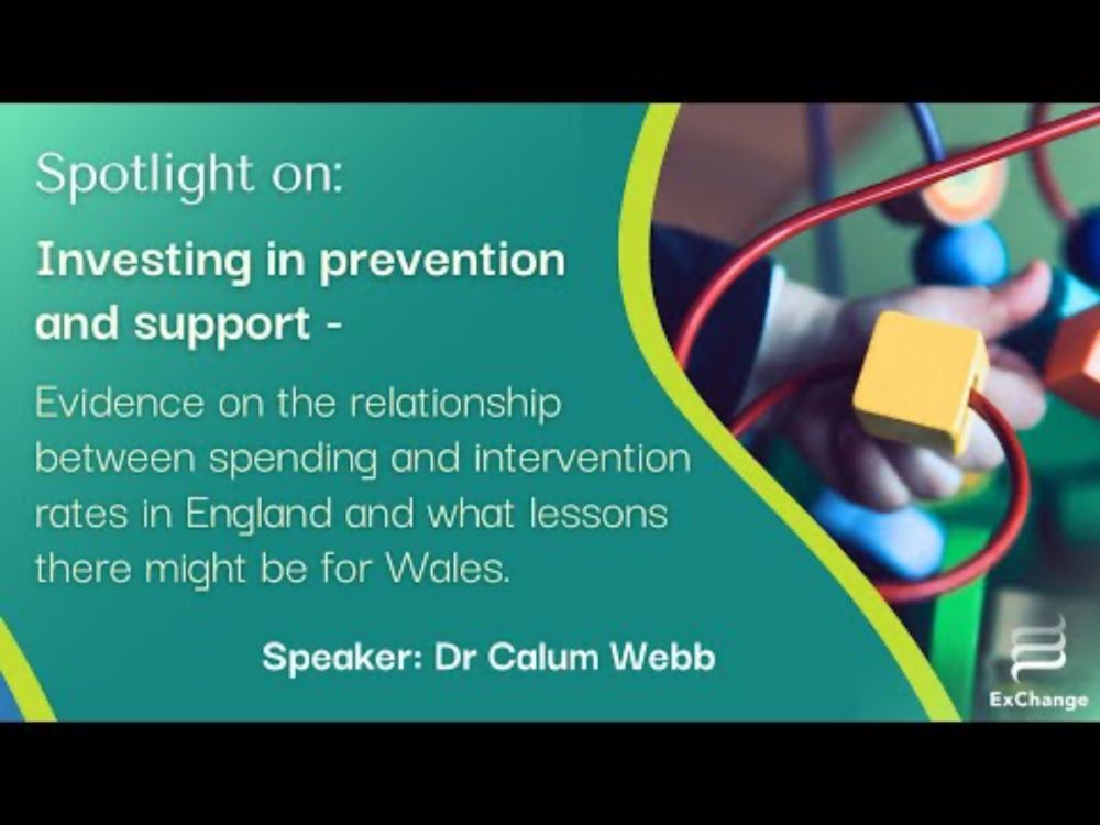 SPOTLIGHT: Investing in Prevention and Support - Calum Webb | ExChange Wales