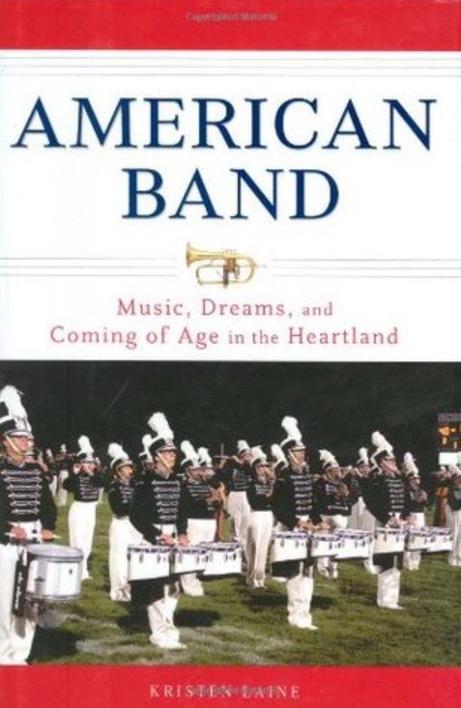 “American Band” by Kristen Laine. Cover shows a high school marching band.