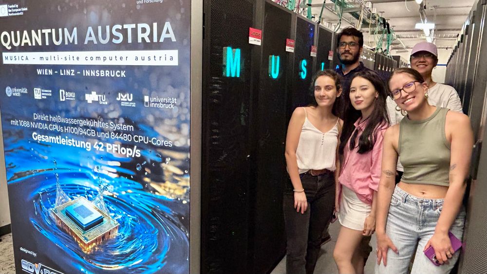 InterMaths students visiting VSC